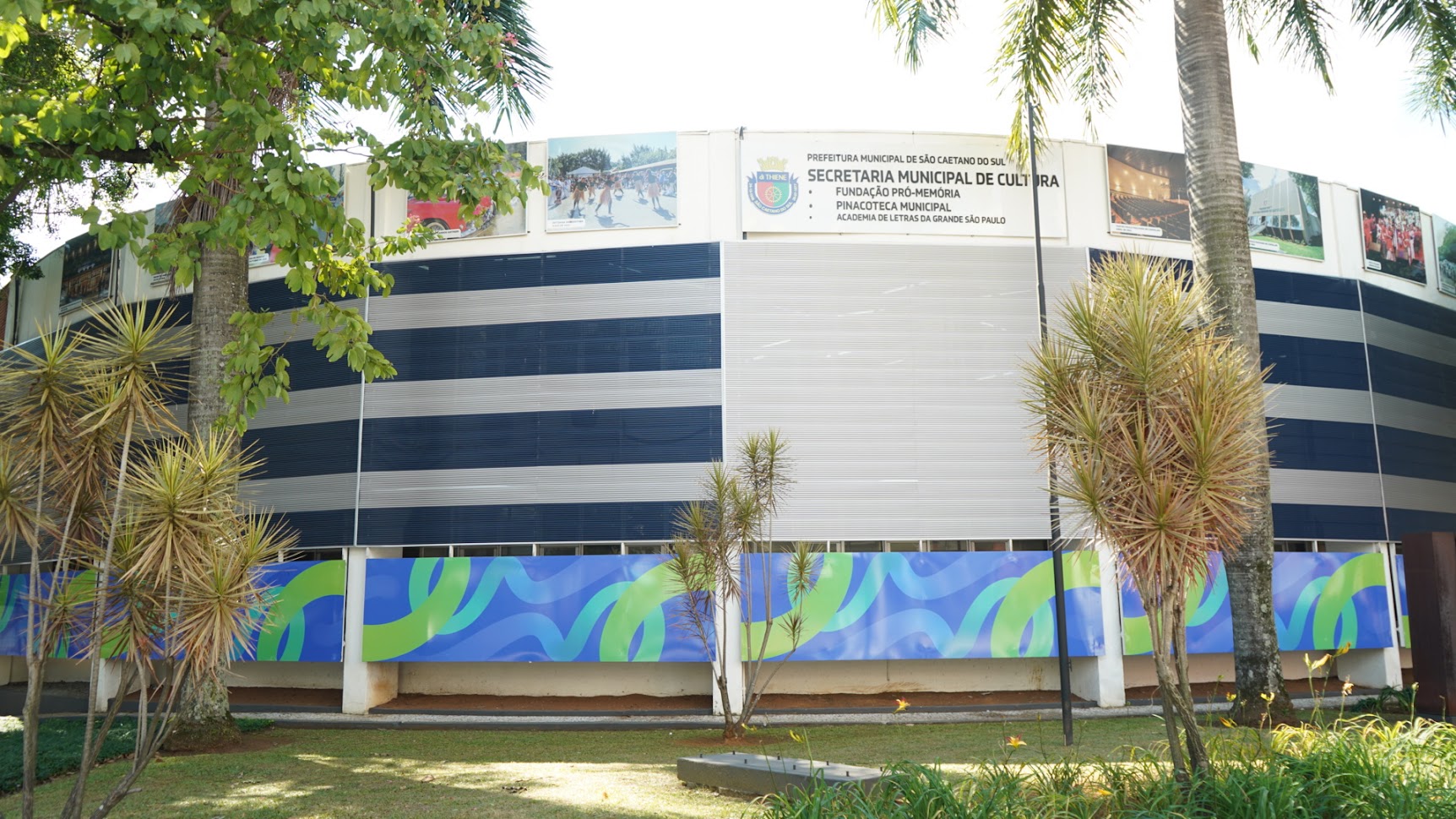 Foto: João Padovan Secult / PMSCS; fachada da Secretaria de Cultura: foto Samuel Tchalla Secult / PMSCS