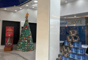 Árvore Solidária no São Bernardo Plaza Shopping - Créditos da foto: Divulgação