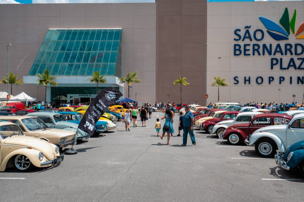 Encontro de Fuscas no São Bernardo Plaza - Créditos da foto: Divulgação