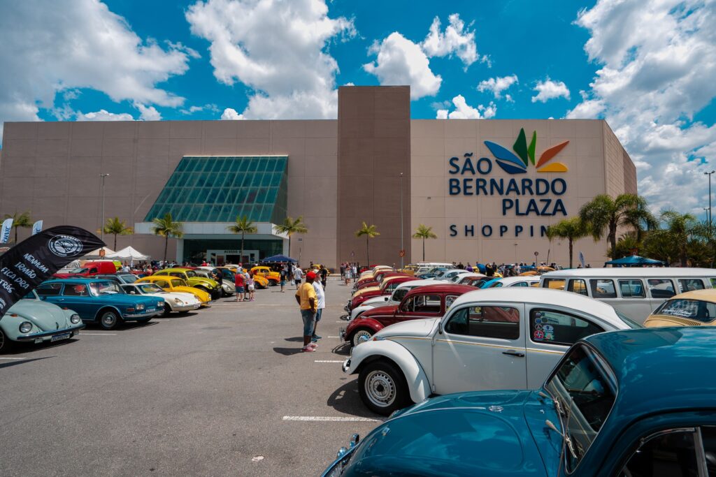 Encontro de Fuscas no São Bernardo Plaza - Créditos da foto: Divulgação