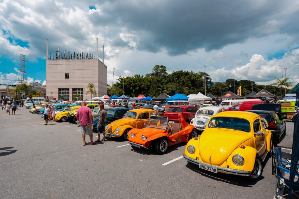 Encontro de Fuscas no São Bernardo Plaza  - Créditos da foto: Divulgação