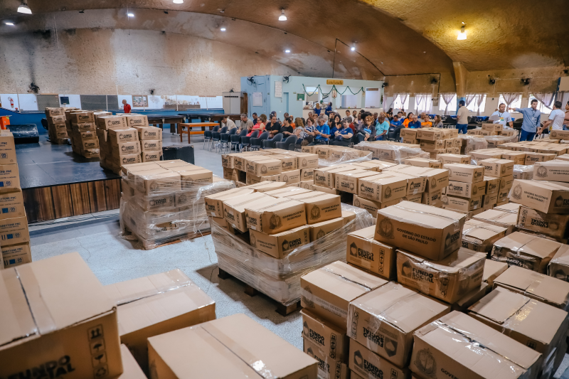 Entrega de Cestas Básicas Oscs - Fotos: Igor Cotrim/PMSBC