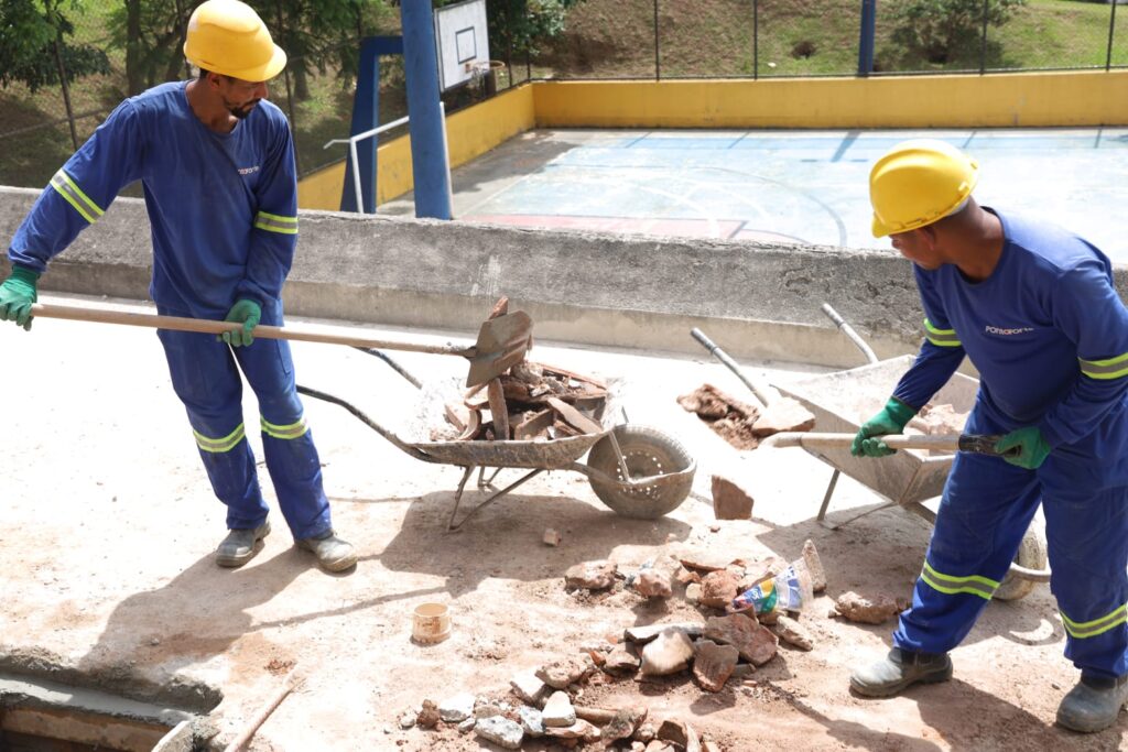 Obras na Emeief Julio Pignatari - Foto - Alex Cavanha_PSA