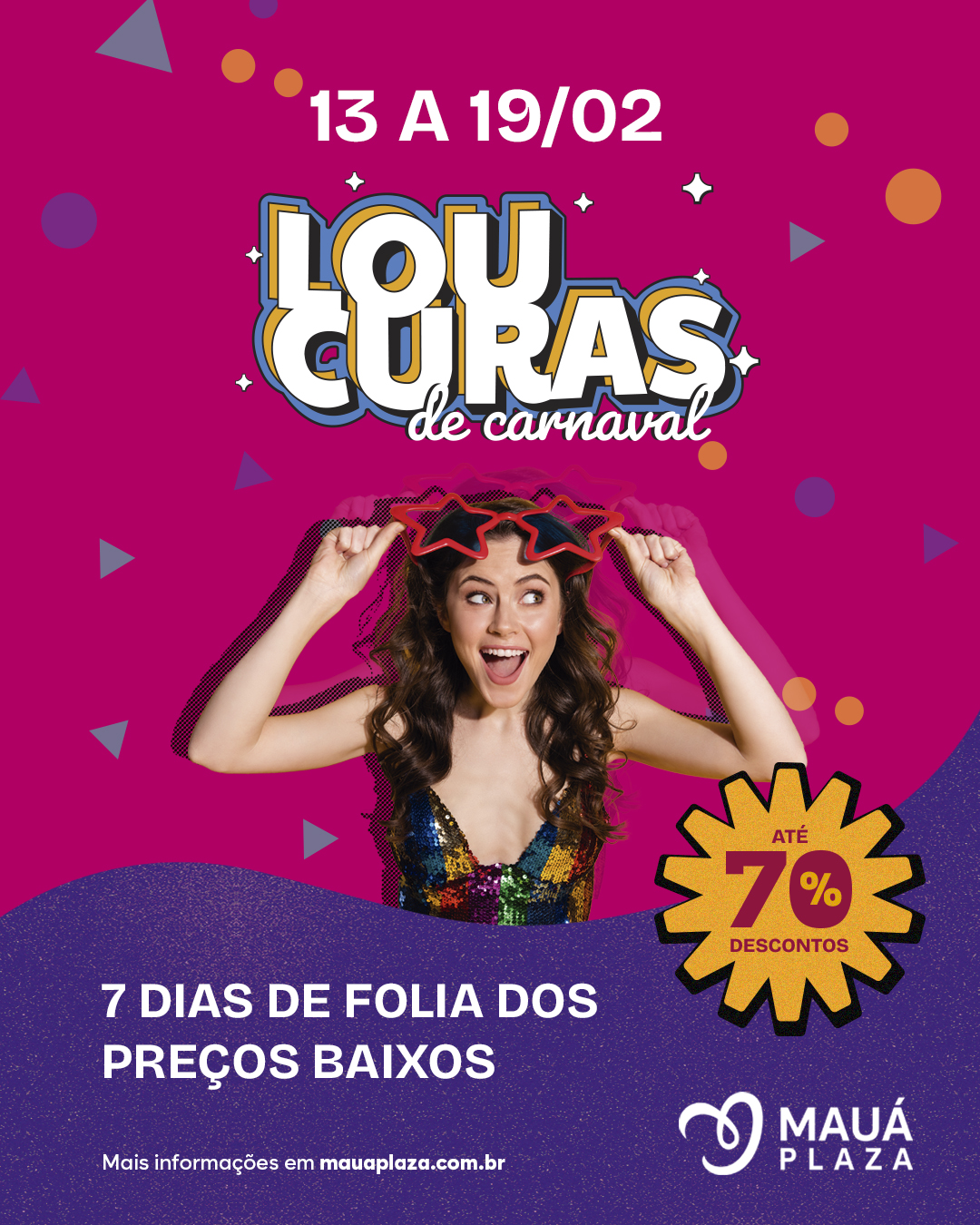 Loucuras de Carnaval - Mauá Plaza Shopping - Créditos da foto: Divulgação