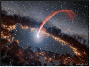 buraco negro e estrela - Créditos da foto: Divulgação